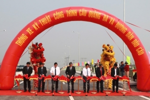 Đà Nẵng: Chính thức thông xe kỹ thuật cầu Quảng Đà