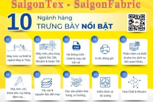 Nhiều công nghệ tiên tiến tại Triển lãm Quốc tế SaigonTex - SaigonFabric 2025