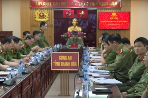 Thanh Hóa: Hội nghị giao ban trực tuyến Cơ quan Cảnh sát điều tra quý I/2025
