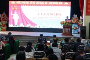 Công bố quyết định công nhận xã Thiệu Toán đạt chuẩn nông thôn mới nâng cao
