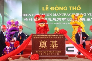 Bắc Ninh: Động thổ 2 dự án công nghệ cao với tổng mức đầu tư hơn 640 triệu