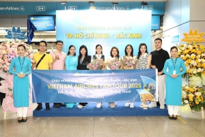 Vietnam Airlines khai trương đường bay TP. Hồ Chí Minh - Bắc Kinh