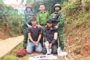 Quảng Trị: Hai đối tượng vượt biên sang Lào mua ma tuý bị lực lượng biên phòng bắt giữ