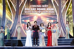 Hoa hậu Doanh nhân Quốc gia Việt Nam 2025: Nữ giám đốc 2 công ty thời trang đạt danh vị Á hậu 3
