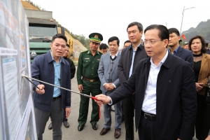 Bí thư Tỉnh ủy Lạng Sơn kiểm tra các dự án thuộc đề án thí điểm cửa khẩu thông minh