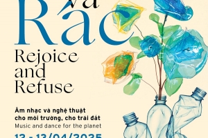 Hành trình nghệ thuật “Hoa và Rác” lần đầu tiên đến Hà Nội