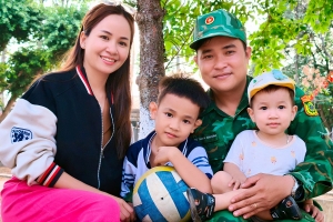 Hạnh phúc khi có điểm tựa tinh thần, hậu phương vững chắc