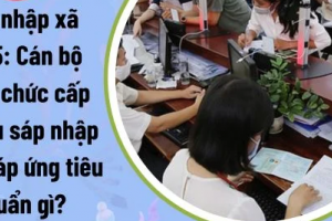 Bỏ cấp huyện, sau sáp nhập xã, phường - Dự kiến mỗi xã, phường cần ít nhất 50-60 cán bộ