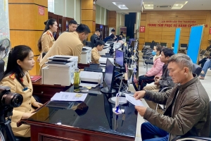 Công an Thanh Hóa tiếp nhận gần 1000 hồ sơ đề nghị cấp giấy phép lái xe trực tuyến