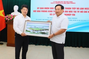 Ninh Thuận: Lãnh đạo UBND tỉnh tiếp và làm việc với Đoàn doanh nghiệp Đài Loan (Trung Quốc) khảo sát đầu tư