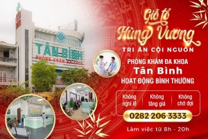 Phòng khám Đa khoa Tân Bình làm việc bình thường dịp Lễ Giỗ Tổ Hùng Vương