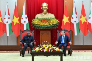 Tổng Bí thư Tô Lâm tiếp Tổng thống Cộng hòa Burundi Évariste Ndayishimiye