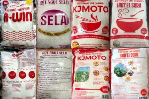 Tạm ngưng lưu thông bột ngọt KJMOTO, HAN'EI SURU do vi phạm quy định ghi nhãn