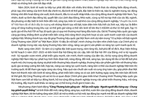 Thư chúc mừng của Bộ trưởng Bộ Công Thương Nguyễn Hồng Diên nhân Ngày Thương hiệu Việt Nam (20/4/2008 - 20/4/2025)