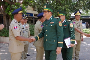 BĐBP tỉnh An Giang chúc Tết Chol Chnam Thmay lực lượng vũ trang Vương quốc Campuchia