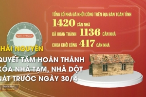 Thái Nguyên: Tổng lực xóa nhà tạm, nhà dột nát trước 30/4/2025