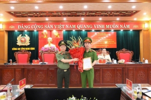 Nam Định có tân Thủ trưởng Cơ quan Cảnh sát điều tra Công an tỉnh