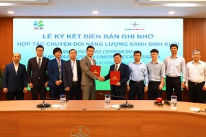 EVNGENCO3 ký kết biên bản ghi nhớ về hợp tác chuyển đổi năng lượng xanh