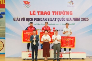 Thanh Hóa nhất toàn đoàn tại Giải vô địch Pencak Silat Quốc gia 2025