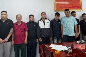 Công an Thanh Hóa khởi tố 12 đối tượng liên quan đến khai thác cát trái phép