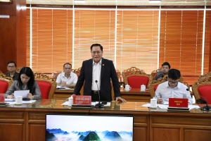 Chủ tịch UBND tỉnh Lạng Sơn làm việc với các đối tác, nhà đầu tư, doanh nghiệp Trung Quốc