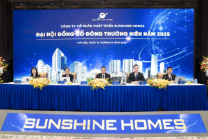 ĐHCĐ Sunshine Homes 2025: Thành công rực rỡ với kế hoạch hợp nhất vào Sunshine Group – Hướng tới vị thế tập đoàn bất động sản hàng đầu Việt Nam