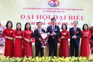 Agribank Lạng Sơn: Tổ chức Đại hội Đảng bộ lần thứ XX nhiệm kỳ 2025 – 2030