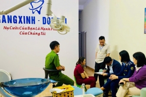 Khám chữa bệnh không có giấy phép, cơ sở Nha khoa Răng xinh Doremi bị xử phạt