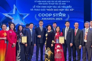 Hà Tĩnh có 2 hợp tác xã nhận giải CoopStar Awards 2025