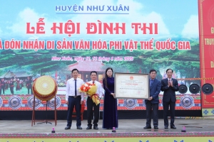 Đón Bằng công nhận Lễ hội Đình Thi là di sản văn hóa phi vật thể quốc gia