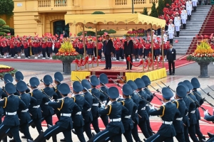 Tổ chức trọng thể lễ đón chính thức Tổng Bí thư, Chủ tịch nước Trung Quốc Tập Cận Bình