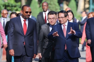 Thủ tướng Phạm Minh Chính chủ trì lễ đón, hội đàm cùng Thủ tướng Ethiopia Abiy Ahmed Ali