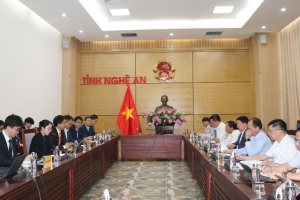 Tập đoàn SK (Hàn Quốc) tìm kiếm cơ hội đầu tư tại Nghệ An