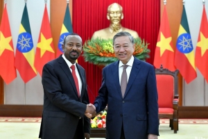 Tổng Bí thư Tô Lâm tiếp Thủ tướng Ethiopia Abiy Ahmed Ali thăm Việt Nam