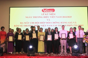 Hiệp hội VATAP tổ chức lễ kỷ niệm Ngày Thương hiệu Việt Nam tại TP. Cần Thơ