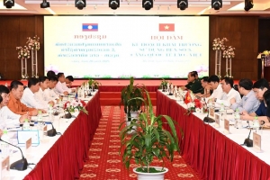 Đoàn công tác Bộ Quốc phòng Lào làm việc tại Hà Tĩnh
