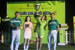Nữ golfer Ngô Bảo Nghi vô địch Giải golf Bà Rịa - Vũng Tàu mở rộng năm 2025