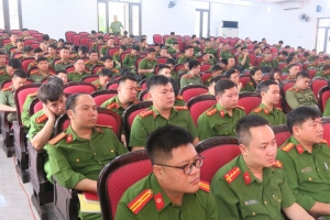Công an tỉnh Thanh Hóa tập huấn chuyên đề công tác an ninh cho Công an các xã, thị trấn