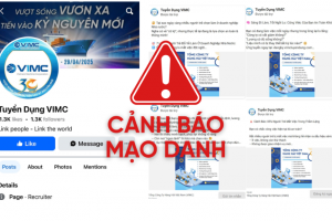 VIMC cảnh báo về tình trạng giả mạo thương hiệu