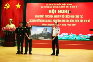Hội nghị quán triệt, triển khai nhiệm vụ tổ chức đoàn công tác khảo sát vùng biển, đảo ven bờ từ tỉnh Bình Thuận đến Phú Yên
