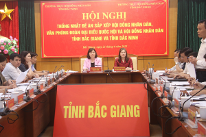Thường trực HĐND hai tỉnh Bắc Giang, Bắc Ninh họp bàn về Đề án sáp nhập