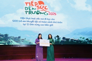 Hành trình “Tiếp sức đến trường 2025”: Gieo mầm tri thức, lan tỏa yêu thương