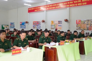 BĐBP An Giang khai mạc huấn luyện quân nhân dự bị năm 2025