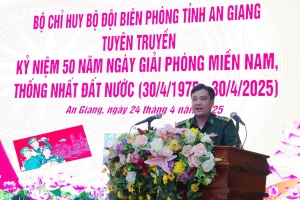 Ôn lại truyền thống hào hùng của ngày 30/4 lịch sử trong Bộ đội Biên phòng tỉnh An Giang