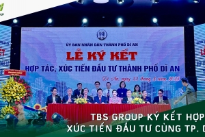 TBS Group ký kết hợp tác, xúc tiến đầu tư đồng hành cùng sự phát triển bền vững
