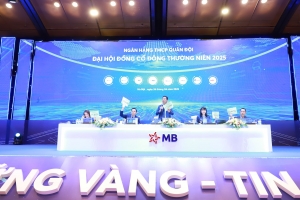 Đại hội cổ đông năm 2025: MB đặt mục tiêu lợi nhuận hơn 31.700 tỷ đồng, chia cổ tức 35%