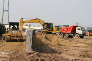 Thí điểm sử dụng cát biển làm vật liệu đắp nền dự án cao tốc