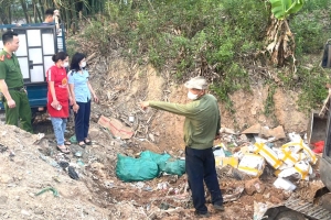 Thái Nguyên tiêu hủy gần 1 tấn thực phẩm không đảm bảo chất lượng