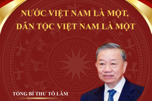 Tổng Bí thư Tô Lâm: Nước Việt Nam là một, dân tộc Việt Nam là một