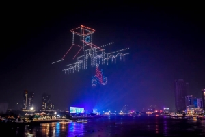 TP. Hồ Chí Minh tổng duyệt trình diễn 10.500 drone tại bến Bạch Đằng